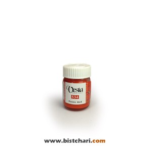 گواش رنگ Poster red کد 534 حجم 30 ml برند وستا Vesta