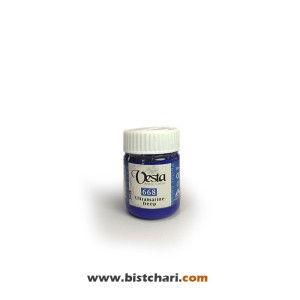 گواش رنگ Ultramarine deep کد 668 حجم 30 ml برند وستا Vesta