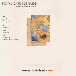 کارت پستال (Neo postal card) طرح دار سایز 17 برند مریکس Merrix