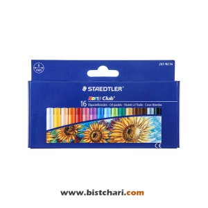 پاستل روغنی 16 رنگ مدل Noris club برند استدلر Staedtler