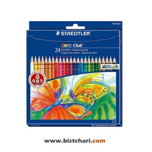 مداد رنگی 24 رنگ مدل Noris club برند استدلر Staedtler