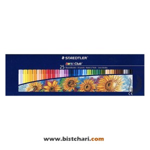 پاستل روغنی 25 رنگ مدل Noris club برند استدلر Staedtler