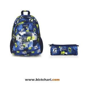 ست کوله پشتی سایز 32 و جامدادی مدل Ball برند گابل Gabol