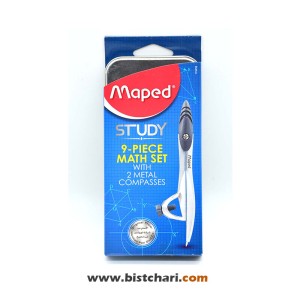ست ریاضی (هندسی) 9 تکه مدل Study برند مپد Maped