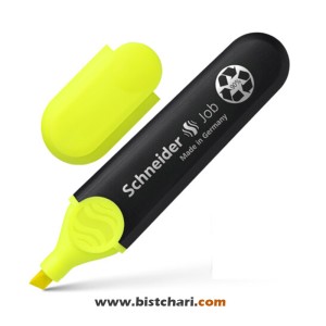 ماژیک هایلایتر رنگ زرد فسفری مدل Job برند اشنایدر Schneider