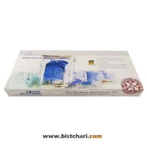 آبرنگ 36 رنگ قرص متوسط برند افرا Afra