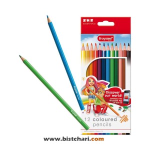 مداد رنگی 12 رنگ برند برونزیل Bruynzeel