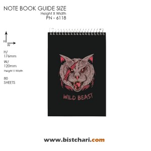 دفترچه یادداشت 80 برگ جلد سخت کد PN-611807 پاپکو Papco