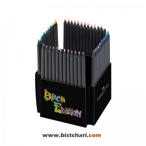 مداد رنگی 50 رنگ مدل Black edition برند فابرکاستل Faber Castell