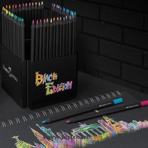 مداد رنگی 50 رنگ مدل Black edition برند فابرکاستل Faber Castell