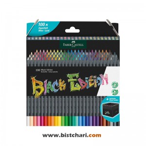 مداد رنگی 100 رنگ مدل Black edition برند فابرکاستل Faber Castell