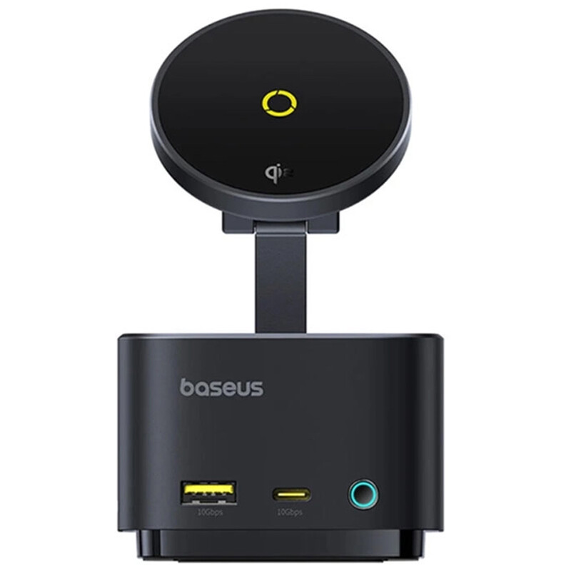 هاب تایپ‌سی 7 پورت و شارژر وایرلس بیسوس Baseus BS-OH122 B00072900121-00