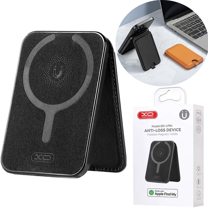 کیف کارت مگ‌سیف گوشی آیفون و هولدر موبایل ایکس او XO LP04