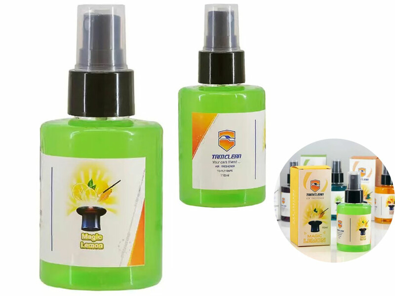 اسپری خوشبوکننده لیمویی 110 میلی لیتر تام کلین Tom Clean deodorizing spray magic lemon model