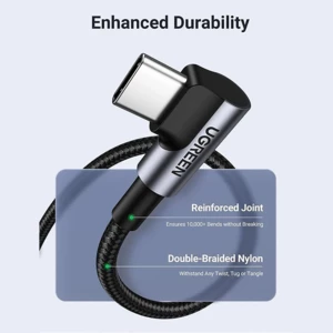 قیمت کابل شارژ سریع تایپ سی به تایپ سی 100 واتی 1 متری یوگرین