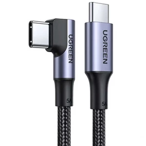 سیم شارژ و انتقال دیتا دو سر تایپ سی 100 واتی 1 متری یوگرین