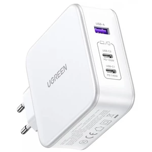 کیفیت شارژر دیواری فست شارژ تایپ‌‍سی و یو‌اس‌بی 140 وات یوگرین با کابل دوسر تایپ‌سی