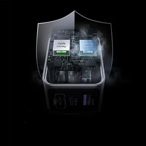 قیمت شارژر دیواری 65 وات Nexode Pro سه پورت یوگرین همراه با کابل 5 آمپر تایپ سی ugreen X755 25871