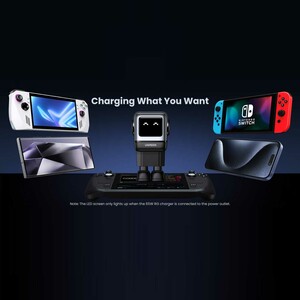 شارژر دیواری USB و تایپ‌سی 65 وات گرین