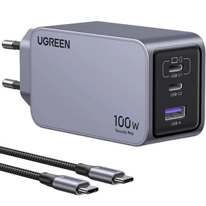 بهترین شارژر دیواری تایپ سی و یو‌اس‌بی 100 وات یوگرین