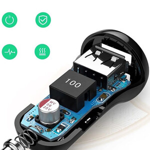 شارژر داخل خودرو دو پورت یو اس بی 24 وات یوگرین