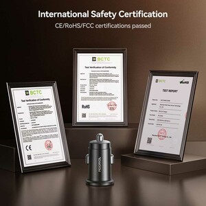 شارژر فندکی TYPE-C و USB خودرو 15 وات جویروم