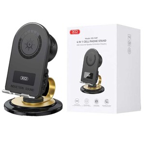 خرید شارژر وایرلس، هولدر موبایل و اسپیکر بلوتوثی رومیزی ایکس‌او