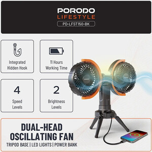 بهترین پنکه قابل حمل شارژی پورودو