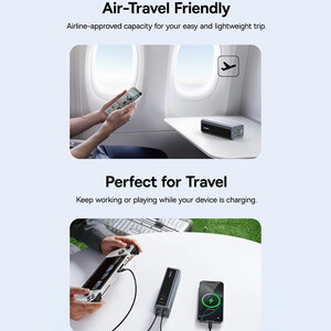 فروش شارژر پرتابل با توان 145 وات بیسوس