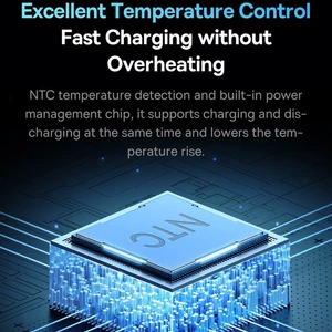 پاوربانک سوپر فست شارژ تایپ سی و یو اس بی دیجیتالی بیسوس