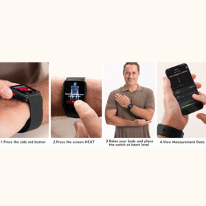 نمایش تاریخچه فشار خون در اپلیکیشن CareFit