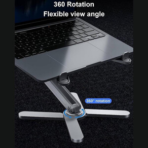 فروش استند نگهدارنده لپ‌تاپ و تبلت رومیزی دابل ایکس