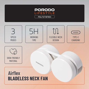 بهترین پنکه گردنی شارژی بدون پره پورودو