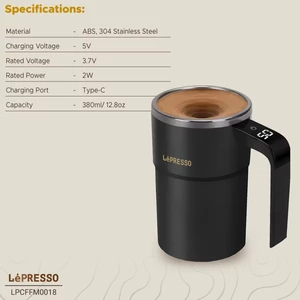 ماگ همزن اتوماتیک دیجیتالی قابل شارژ لپرسو