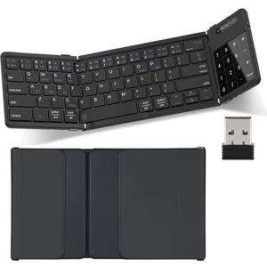 کیبورد بی‌‌سیم تاشو شارژی با تاچ پد Foldable Keyboard