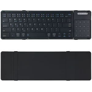 فروش کیبورد بی‌‌سیم تاشو شارژی با تاچ پد لمسی