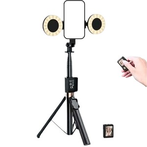 خرید مونوپاد چراغ‌دار و پایه نگهدارنده گوشی موبایل ایکس‌او