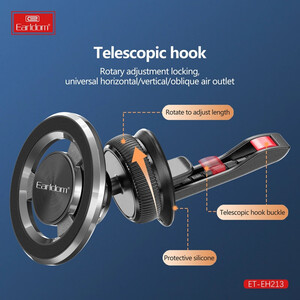 خرید هولدر مگنتی گوشی موبایل دریچه کولر خودرو ارلدام