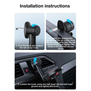 هولدر گوشی موبایل داخل خودرو دریچه کولری بیسوس