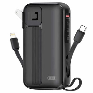 پاور بانک 10000 با کابل لایتنینگ و تایپ سی و شارژر دیواری ایکس او XO PR259