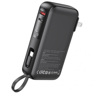 فروش شارژر همراه 10000 میلی‌آمپرساعت با کابل لایتنینگ و تایپ سی ایکس او