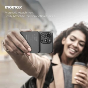 خرید پاور بانک 10000 تایپ‌سی 30 وات مومکس IP158 با قابلیت اتصال مگنتی به گوشی