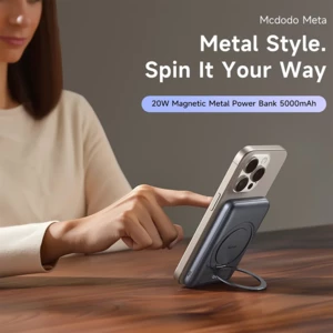 پاور بانک وایرلس مگ سیف 20 وات 5000  مک دودو