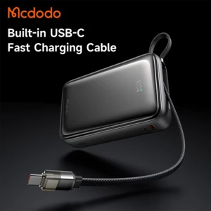 خرید پاوربانک 65 وات 20000 مک دودو با کابل تایپ سی متصل