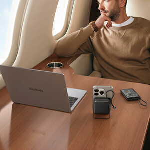 خرید پاوربانک وایرلس فست شارژ تایپ‌سی مک دودو