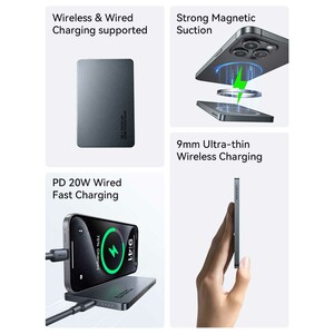 پاوربانک مگنتی تایپ سی یوسامز