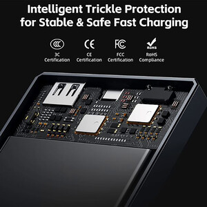 فروش پاوربانک مغناطیسی  10000  با طراحی رترو به همراه رادیو راک