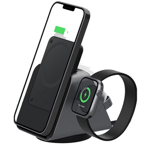 شارژر وایرلس و پاور بانک 5000 سه کاره لولو