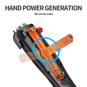 چراغ قوه شارژی و پاوربانک اسمایلینگ شارک