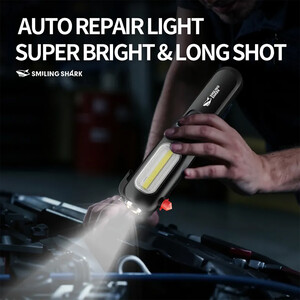 Smiling shark YJD291 LED چراغ قوه شارژی و پاوربانک اسمایلینگ شارک